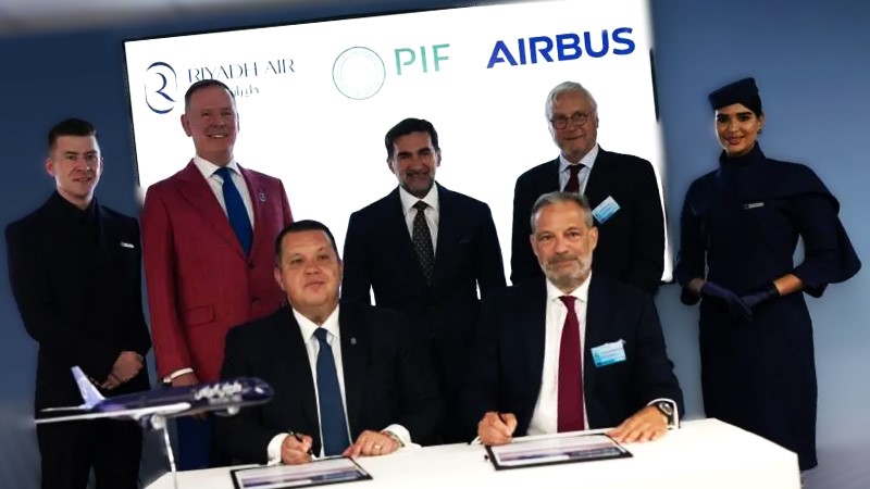 Riyadh aircraft signed a deal to to 50 Airbus